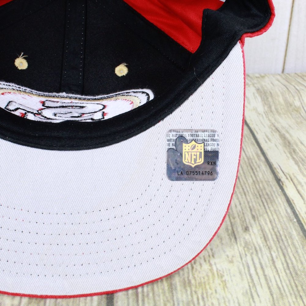 NWOT 47 Brand Red Youth San Francisco 49ers NFL Snapback Cap - Picture 7 of 10